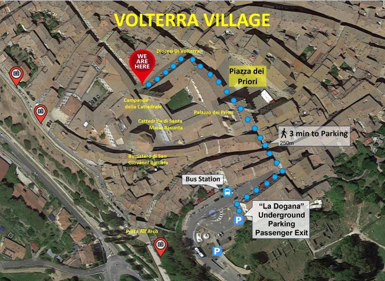 The Walkable Volterra Rooftop Suite Zewnętrze zdjęcie